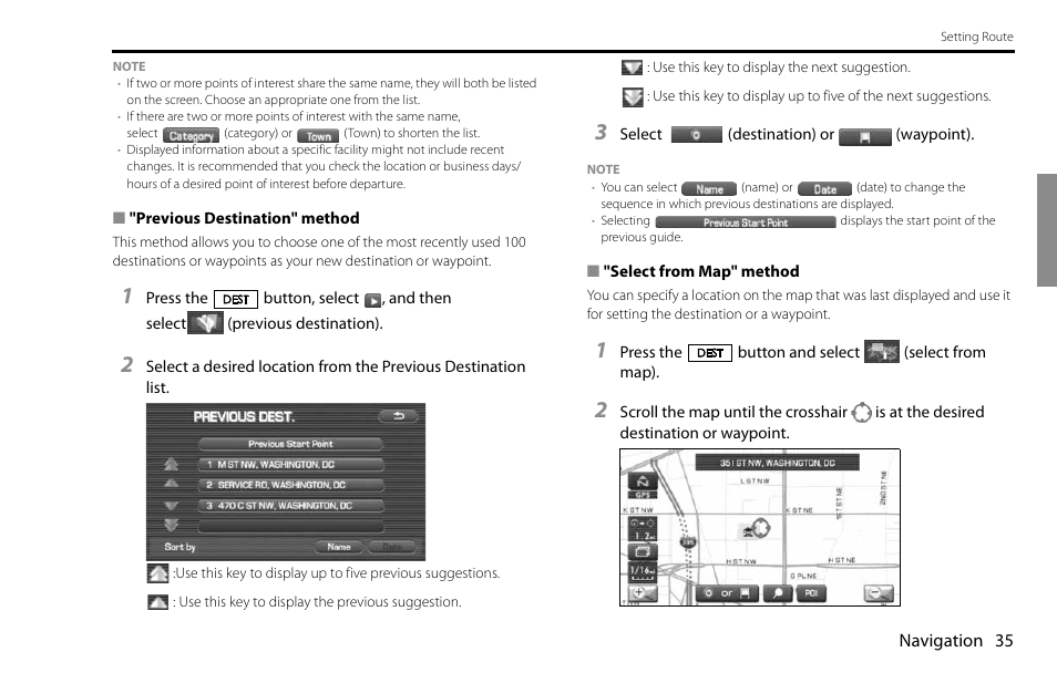 Subaru 2009 Impreza Navigation System User Manual | Page 35 / 248