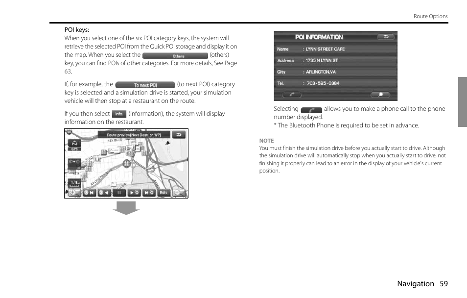 Navigation 59 | Subaru 2009 Impreza Navigation System User Manual | Page 59 / 248