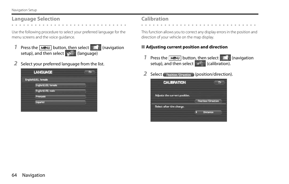 Subaru 2009 Impreza Navigation System User Manual | Page 64 / 248