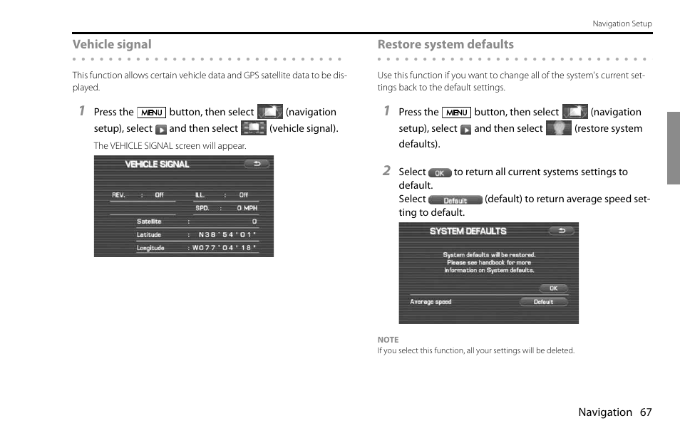 Subaru 2009 Impreza Navigation System User Manual | Page 67 / 248