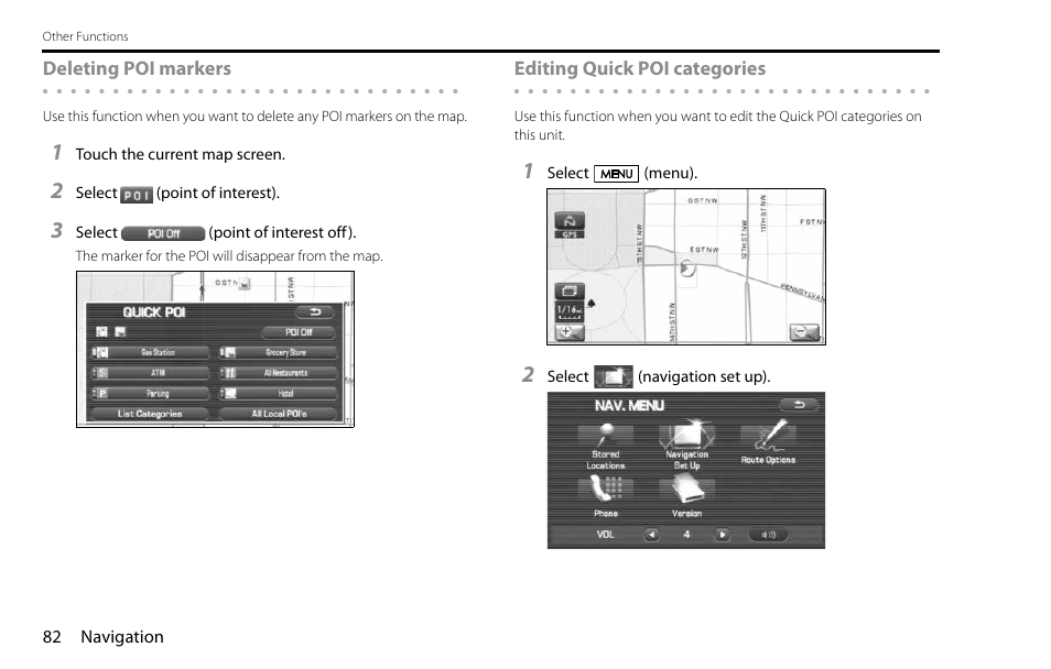 Subaru 2009 Impreza Navigation System User Manual | Page 82 / 248