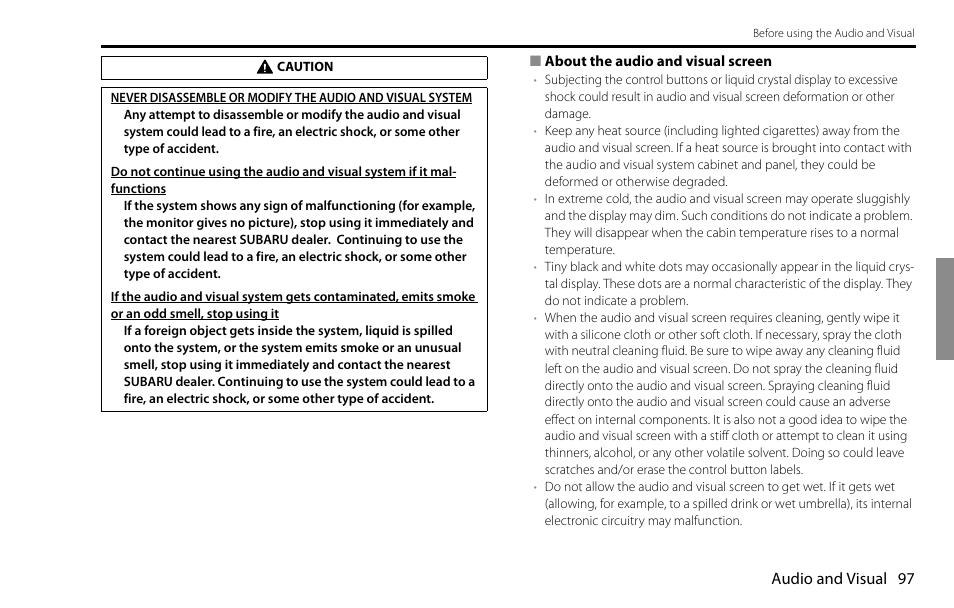 Subaru 2009 Impreza Navigation System User Manual | Page 97 / 248