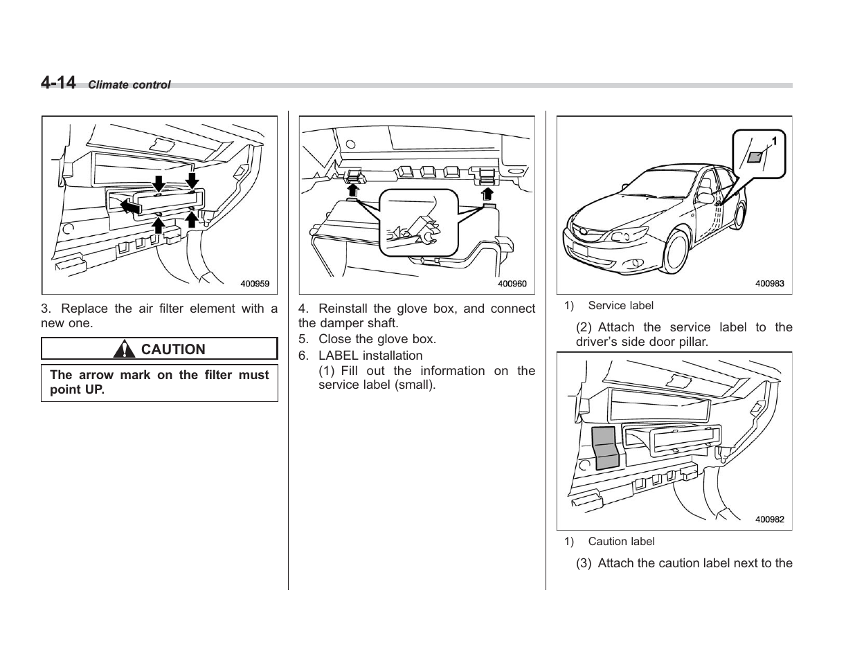 Subaru 2008 IMPREZA User Manual | Page 164 / 381