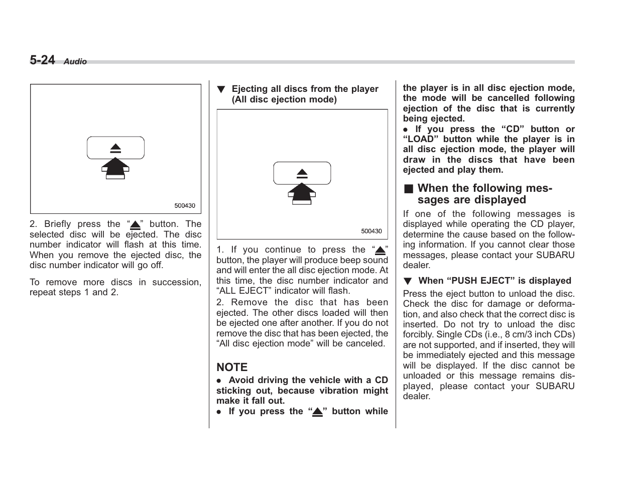 Subaru 2008 IMPREZA User Manual | Page 190 / 381