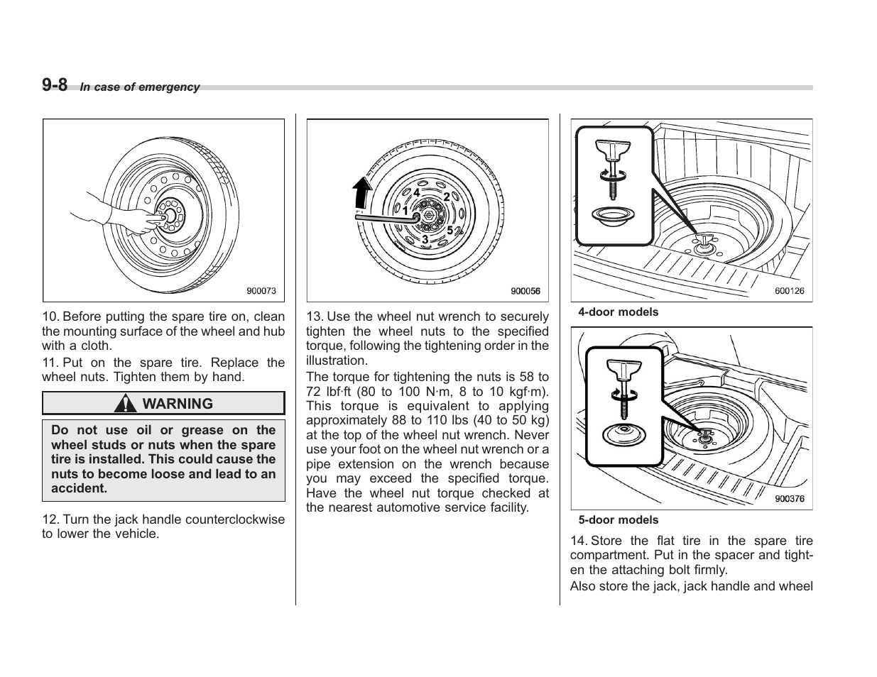 Subaru 2008 IMPREZA User Manual | Page 274 / 381