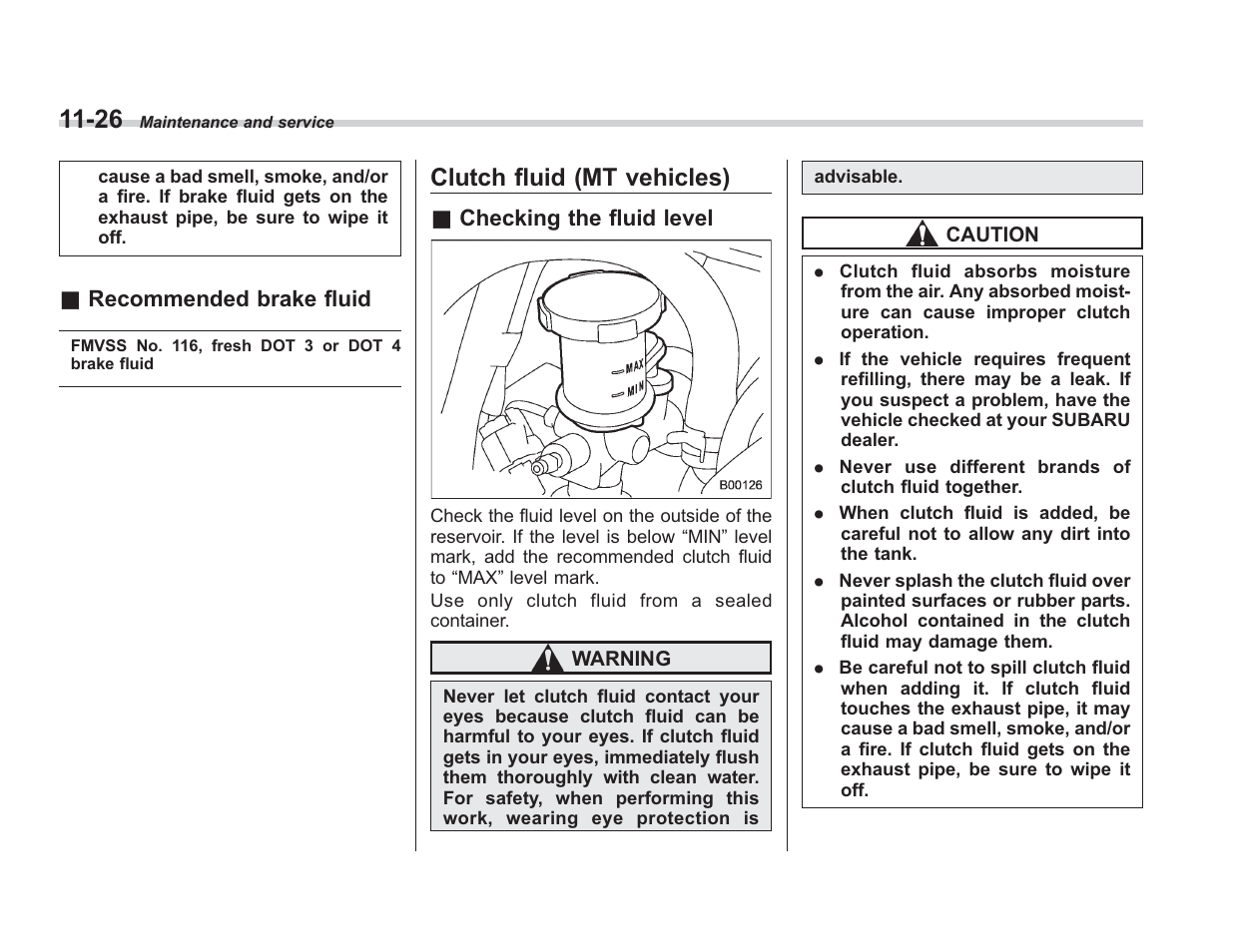 Clutch fluid (mt vehicles) | Subaru 2008 IMPREZA User Manual | Page 318 / 381