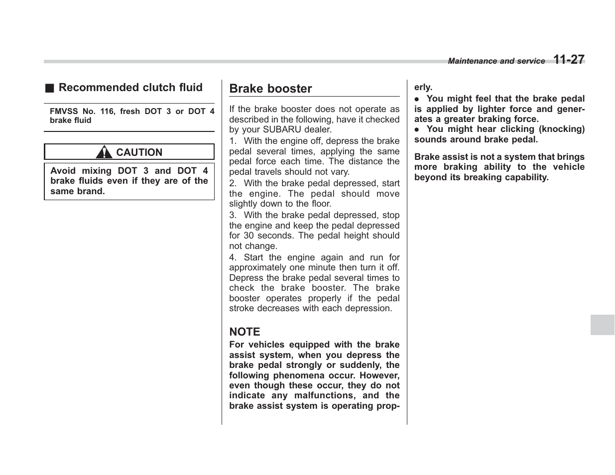 Brake booster | Subaru 2008 IMPREZA User Manual | Page 319 / 381