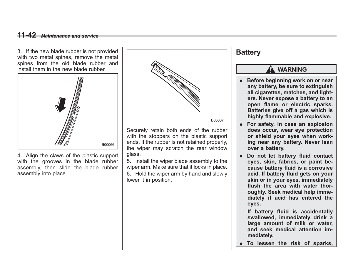 Battery | Subaru 2008 IMPREZA User Manual | Page 334 / 381