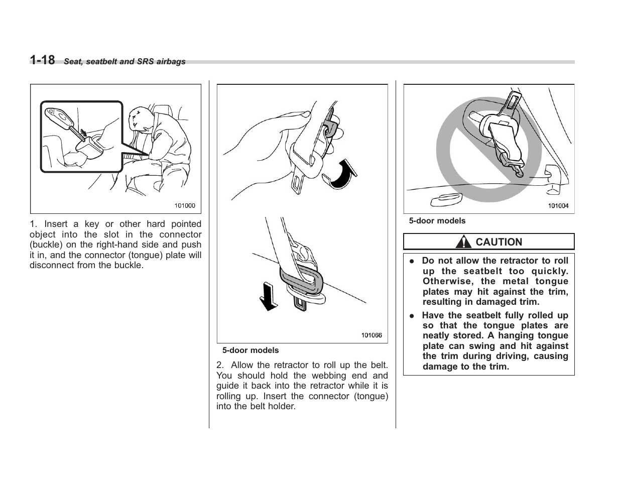 Subaru 2008 IMPREZA User Manual | Page 42 / 381