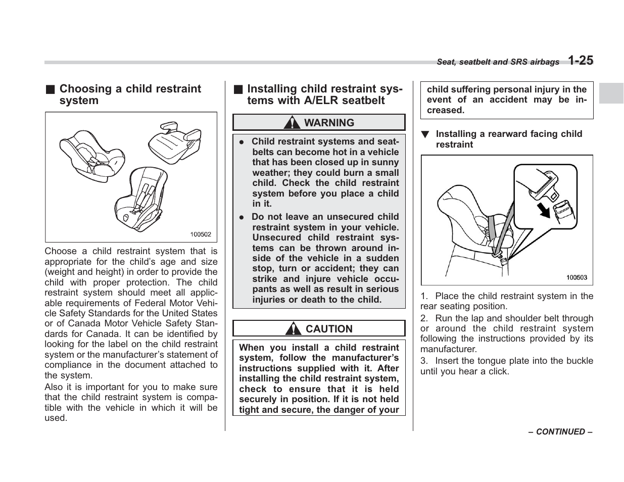 Subaru 2008 IMPREZA User Manual | Page 49 / 381