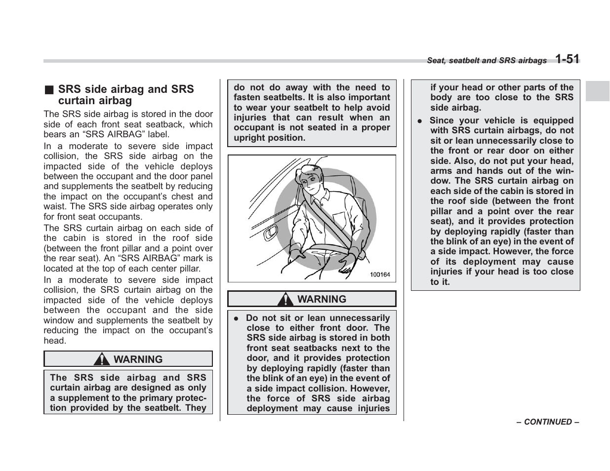 Subaru 2008 IMPREZA User Manual | Page 75 / 381