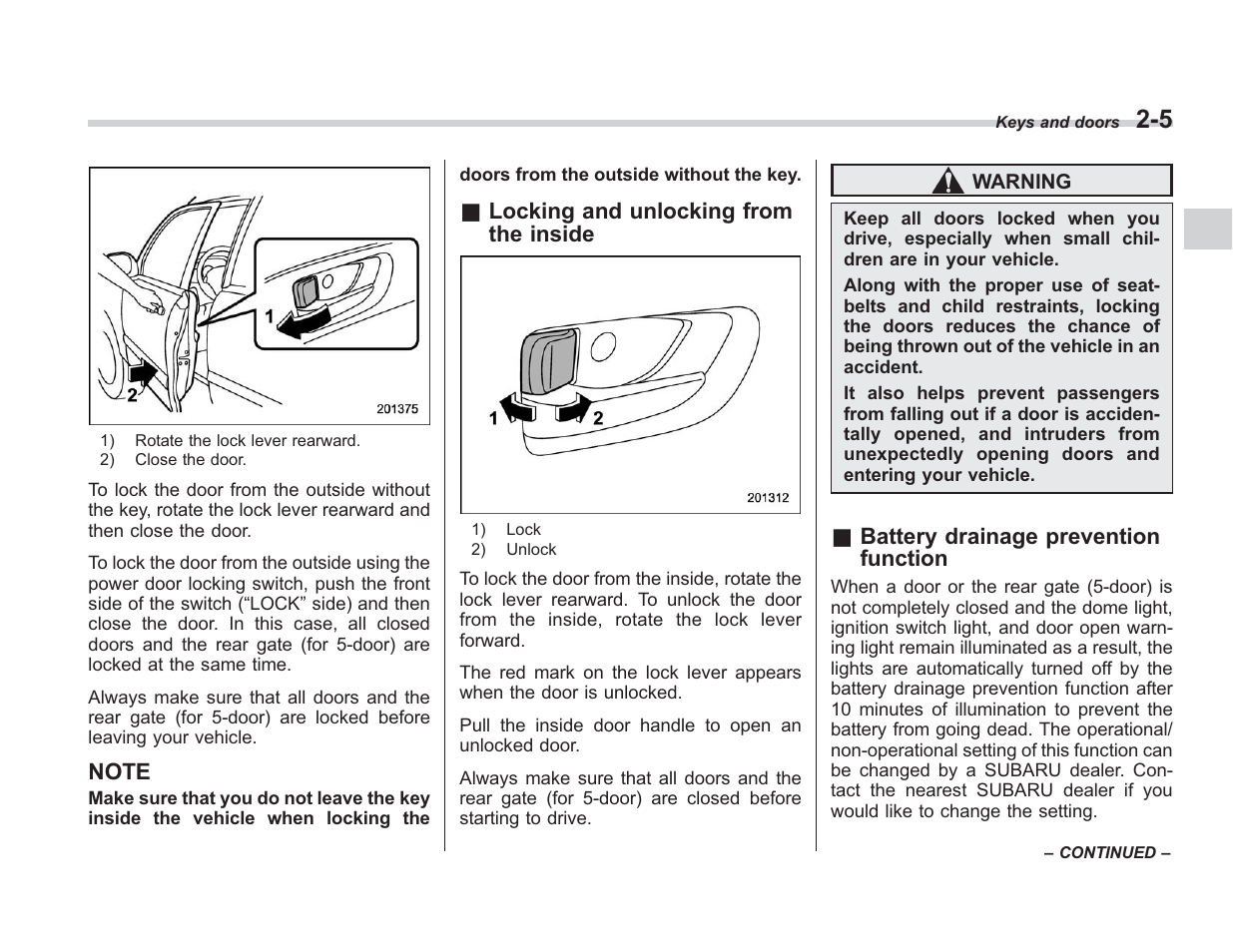 Subaru 2008 IMPREZA User Manual | Page 89 / 381