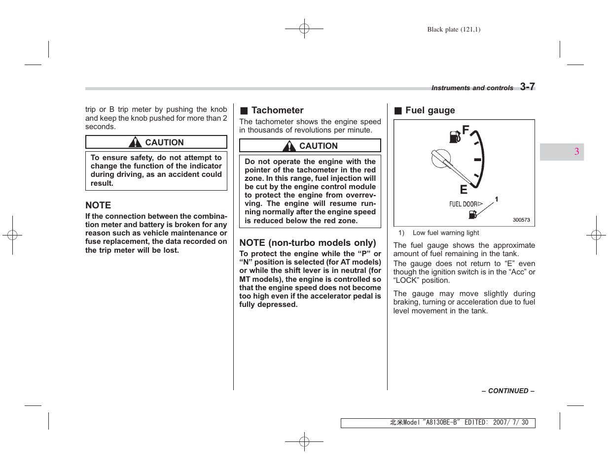 Subaru 2008 Forester 2.5X User Manual | Page 118 / 371