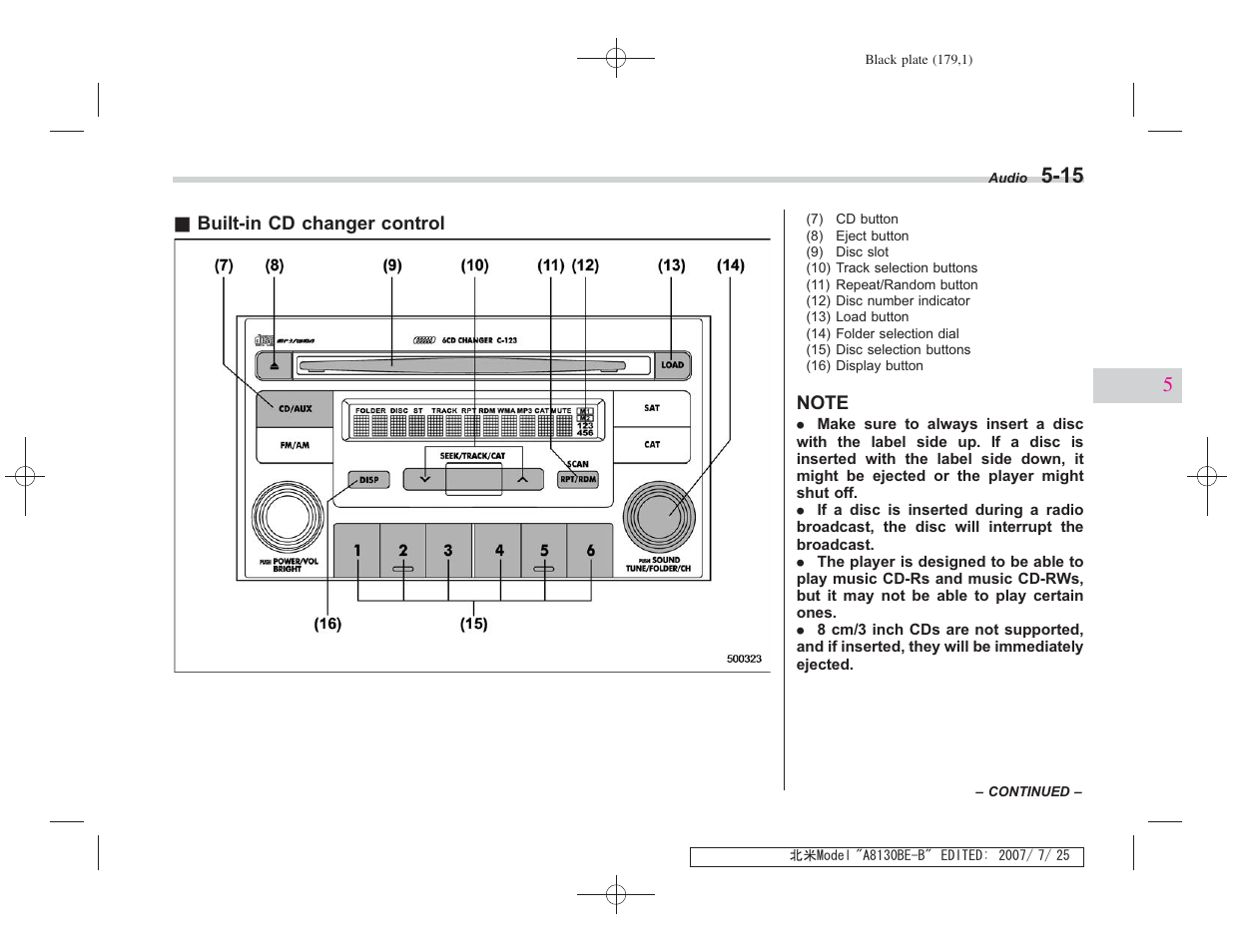 Subaru 2008 Forester 2.5X User Manual | Page 172 / 371