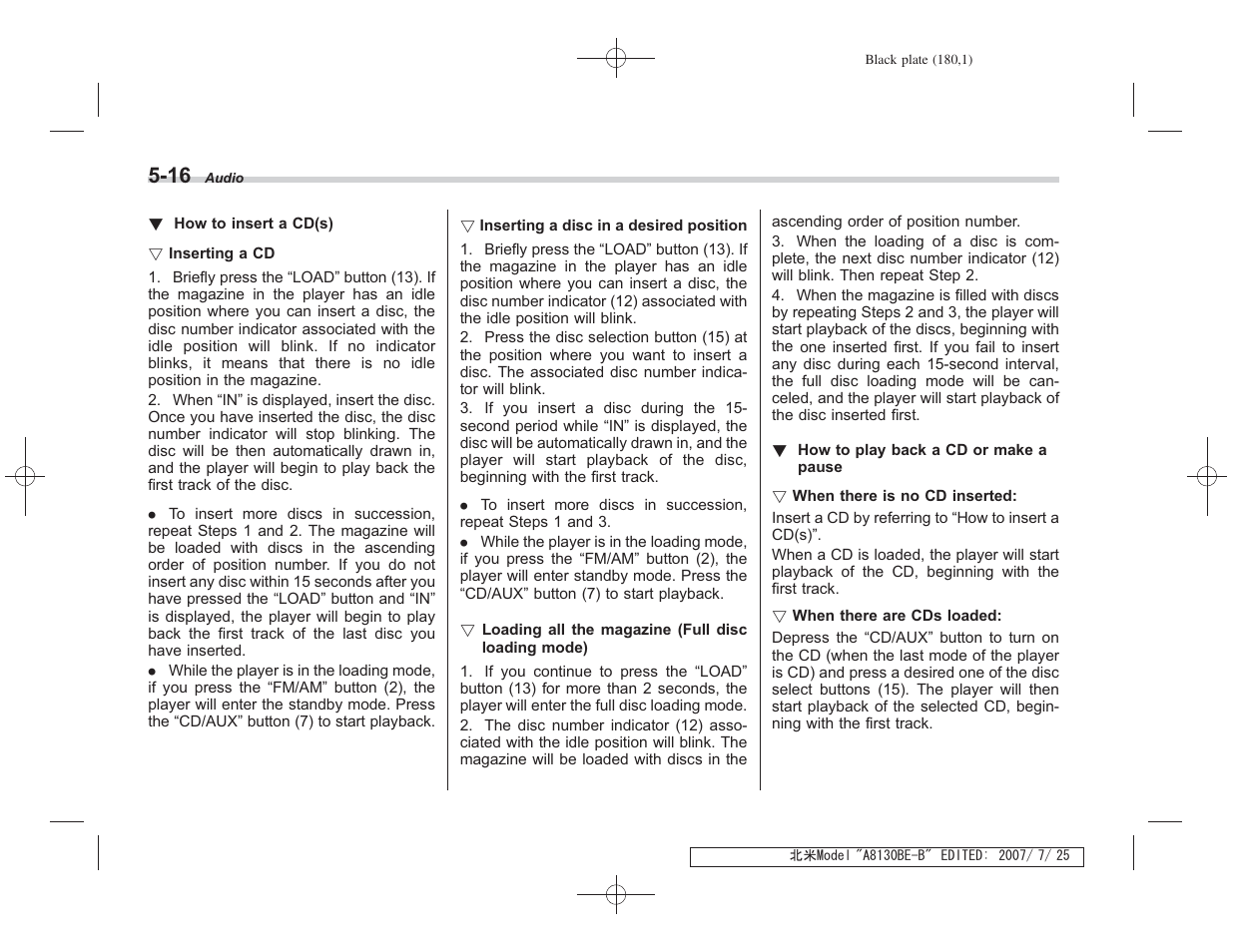 Subaru 2008 Forester 2.5X User Manual | Page 173 / 371