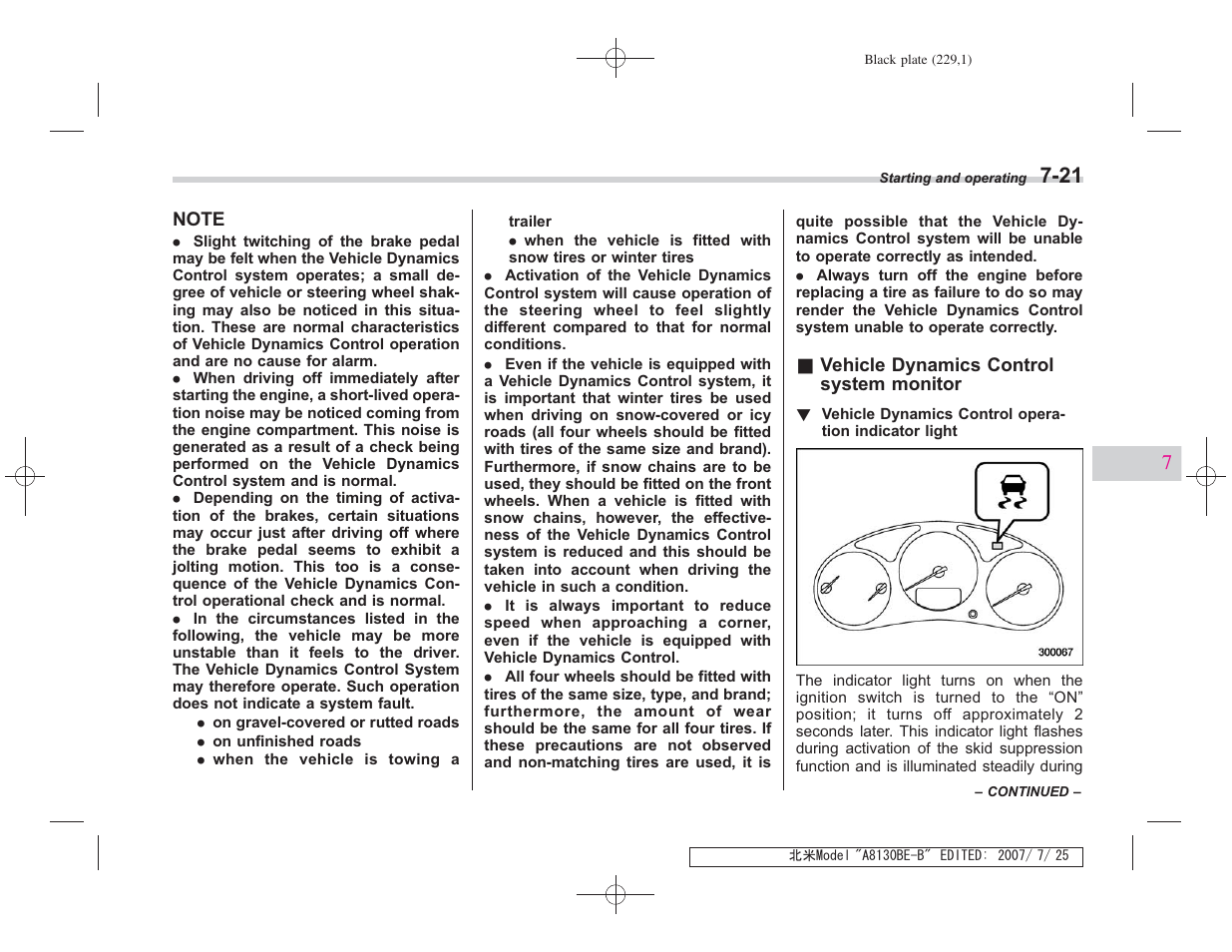 Subaru 2008 Forester 2.5X User Manual | Page 222 / 371