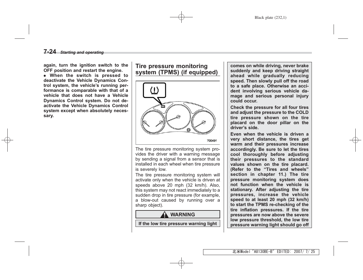 Subaru 2008 Forester 2.5X User Manual | Page 225 / 371