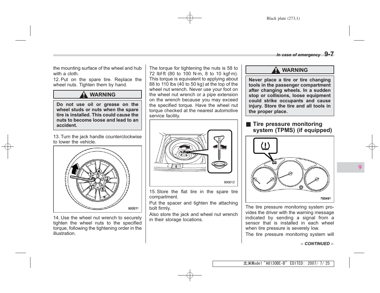 Subaru 2008 Forester 2.5X User Manual | Page 266 / 371