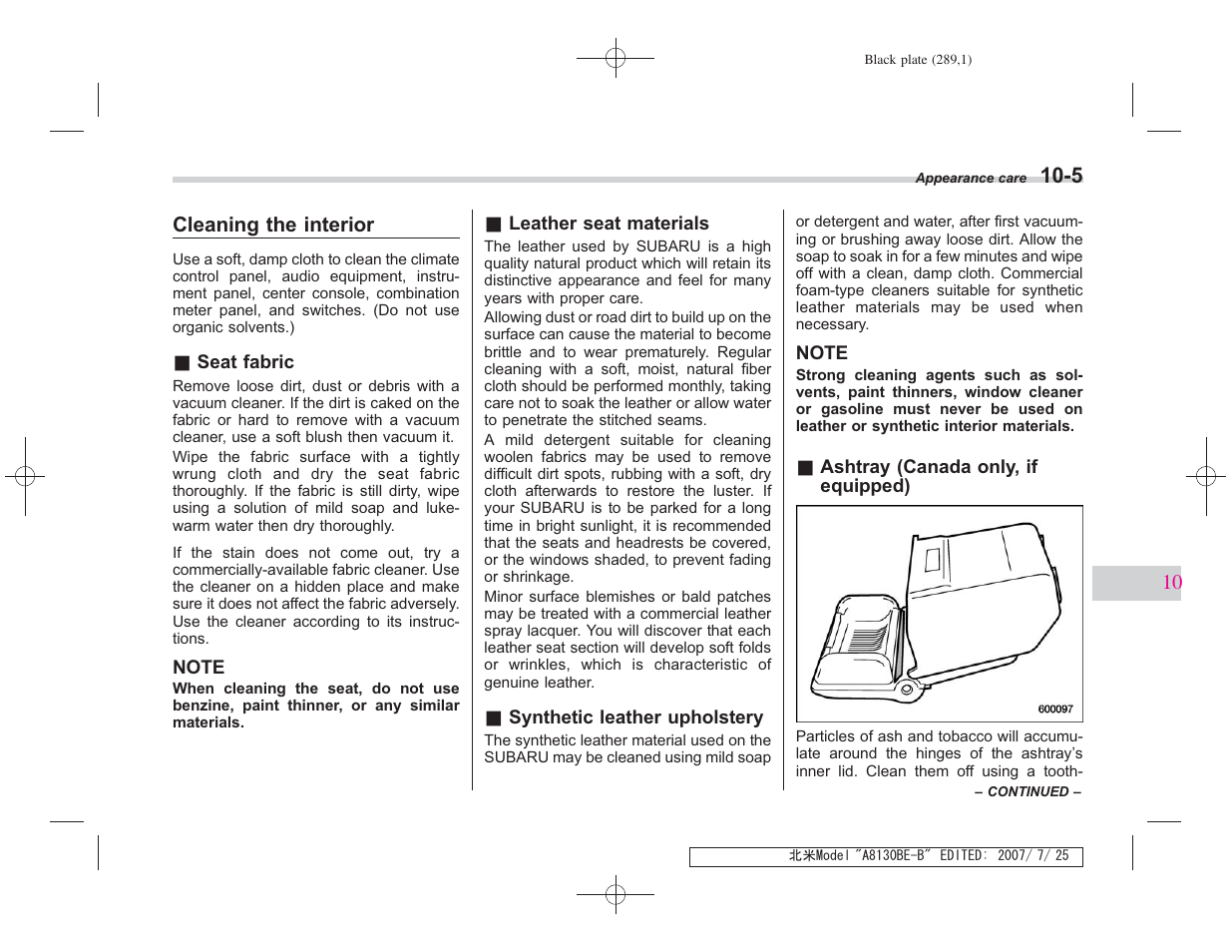 Subaru 2008 Forester 2.5X User Manual | Page 280 / 371