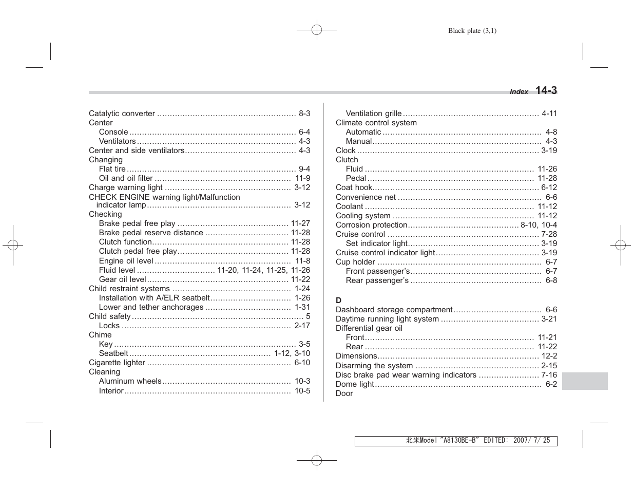 Subaru 2008 Forester 2.5X User Manual | Page 360 / 371