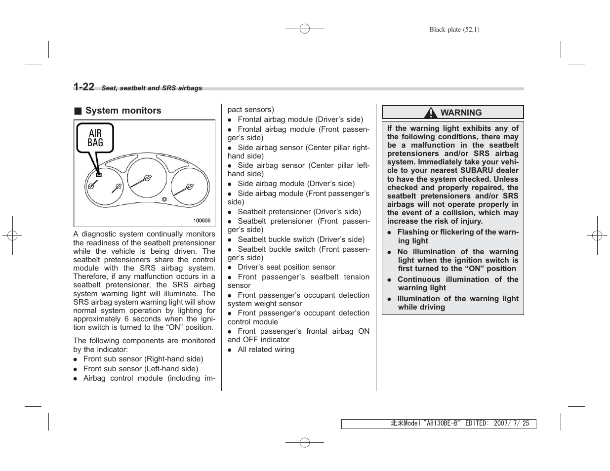 Subaru 2008 Forester 2.5X User Manual | Page 51 / 371