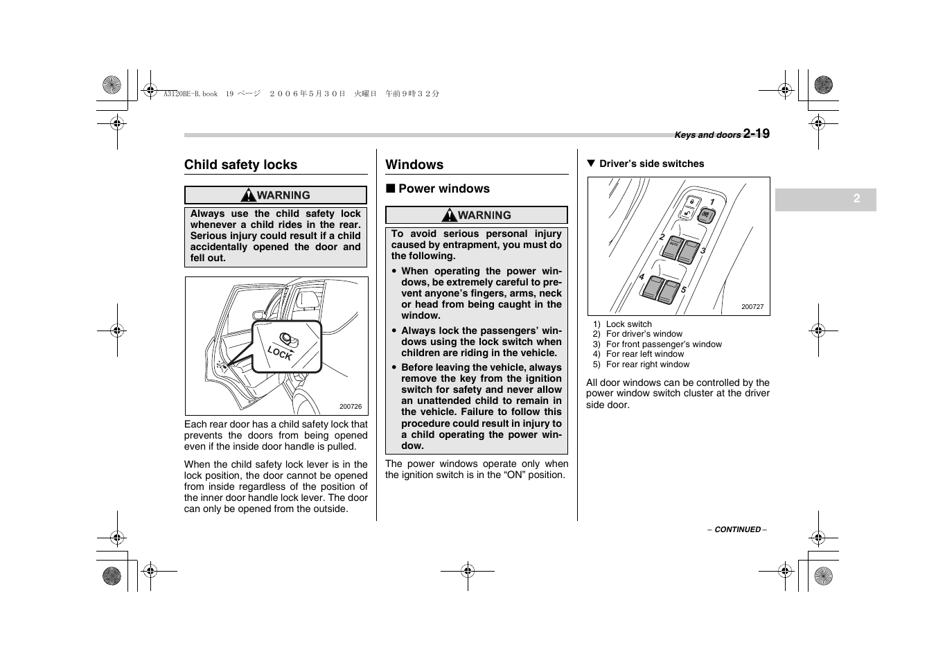 Subaru 2007 Tribeca User Manual | Page 116 / 401