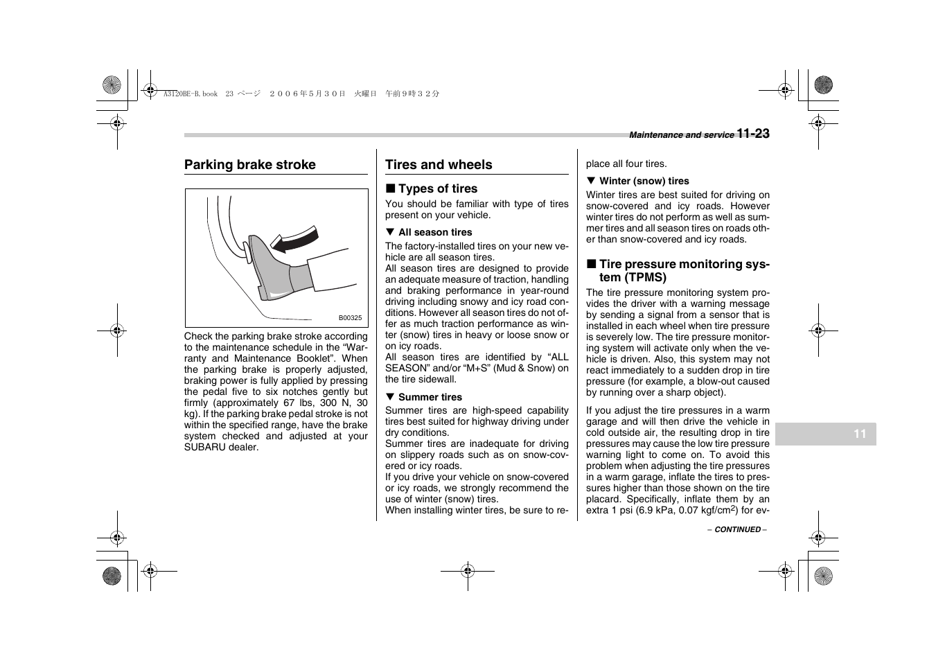 Subaru 2007 Tribeca User Manual | Page 340 / 401