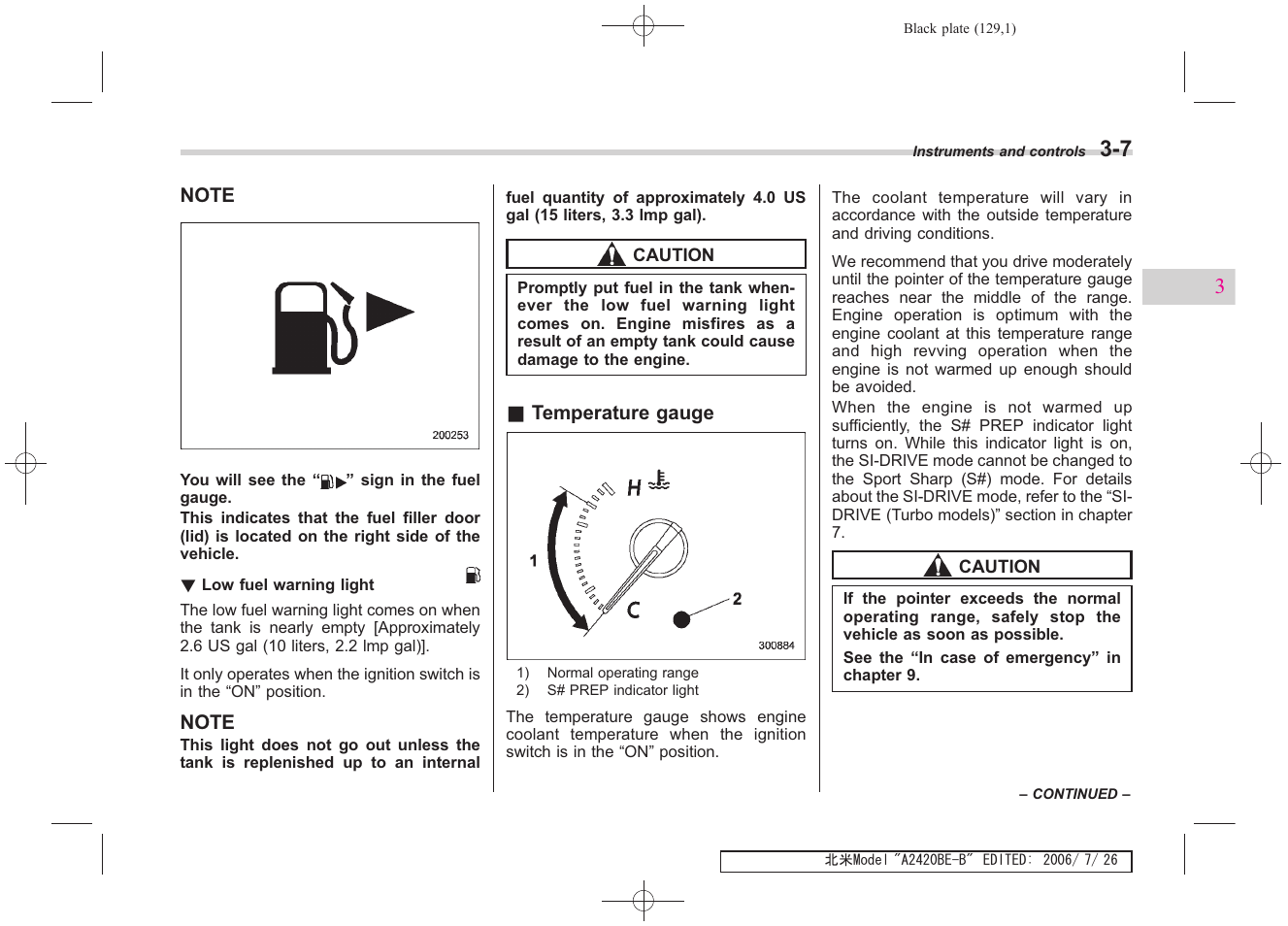 Subaru 2007 Legacy User Manual | Page 128 / 442