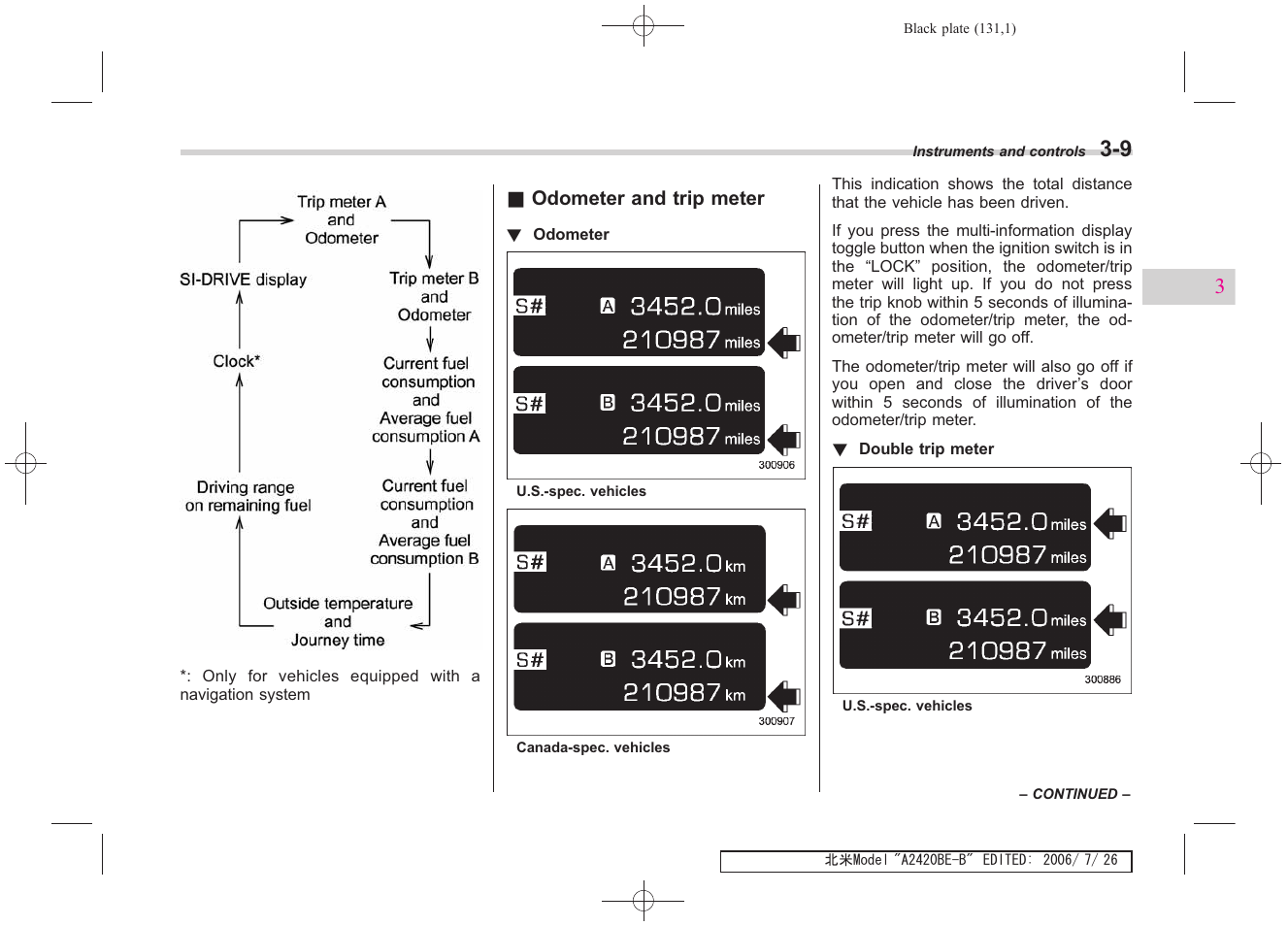 Subaru 2007 Legacy User Manual | Page 130 / 442