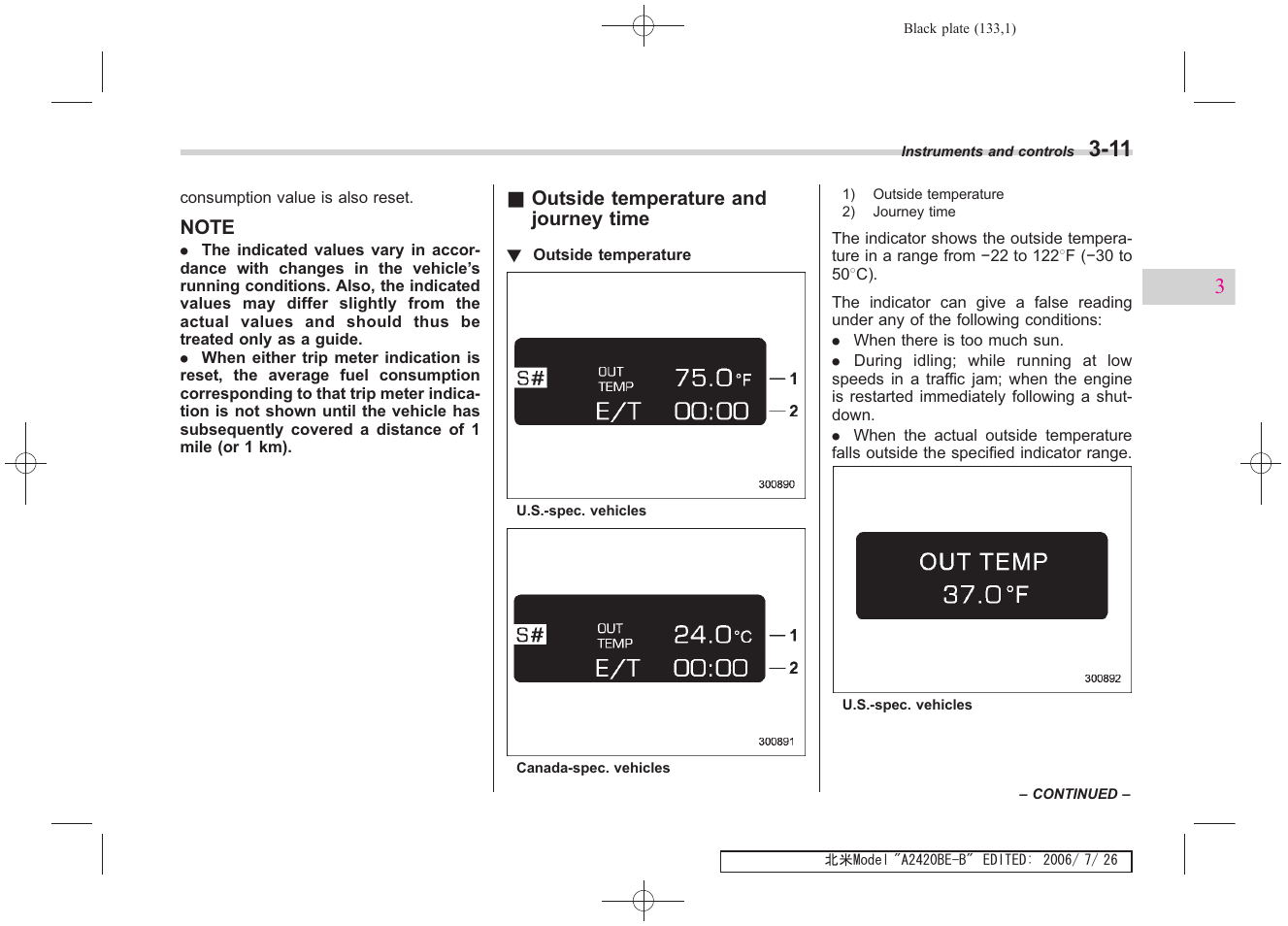Subaru 2007 Legacy User Manual | Page 132 / 442