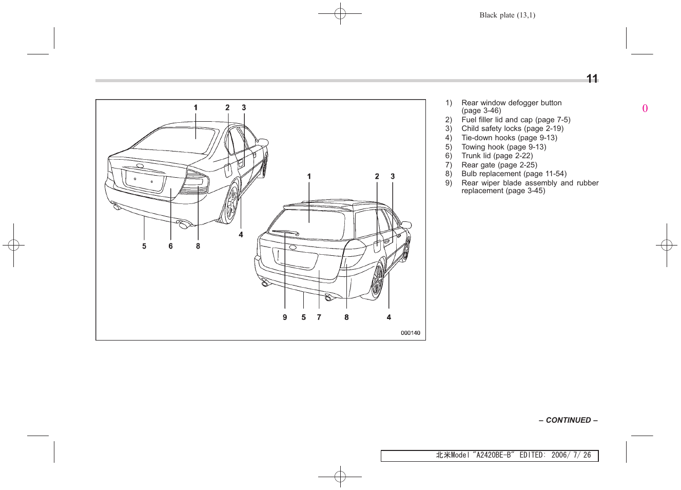 Subaru 2007 Legacy User Manual | Page 14 / 442