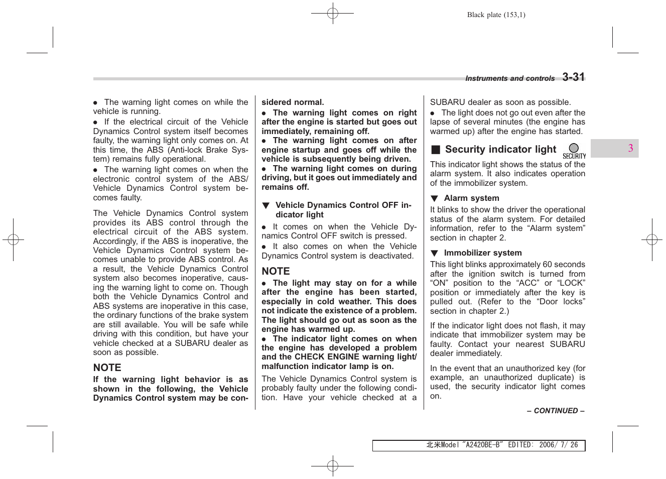 Subaru 2007 Legacy User Manual | Page 152 / 442