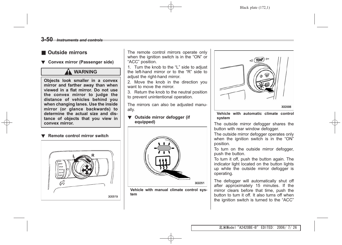Subaru 2007 Legacy User Manual | Page 171 / 442
