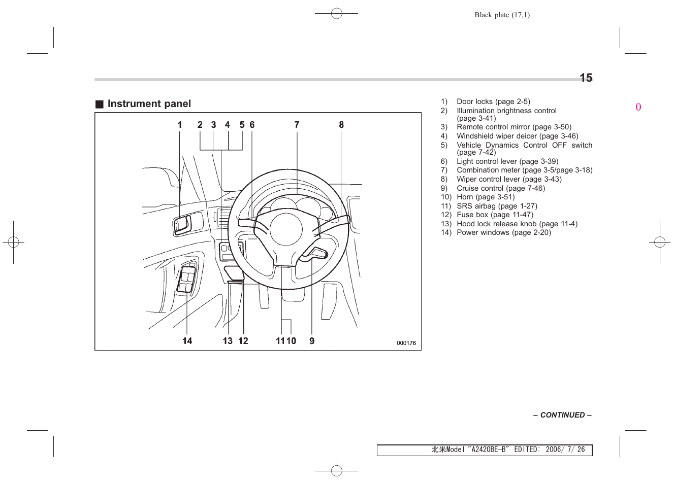 Subaru 2007 Legacy User Manual | Page 18 / 442