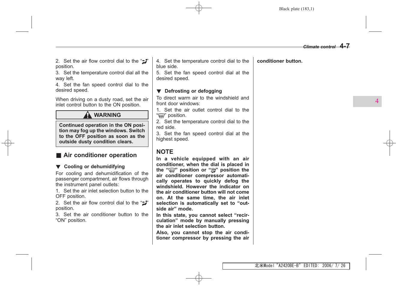 Subaru 2007 Legacy User Manual | Page 180 / 442