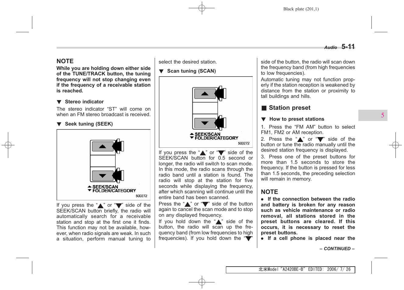 Subaru 2007 Legacy User Manual | Page 198 / 442