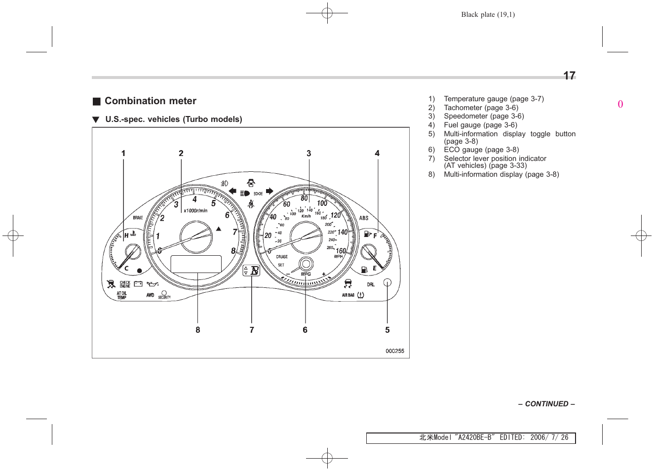 Subaru 2007 Legacy User Manual | Page 20 / 442