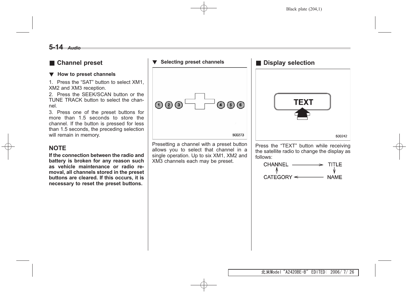 Subaru 2007 Legacy User Manual | Page 201 / 442