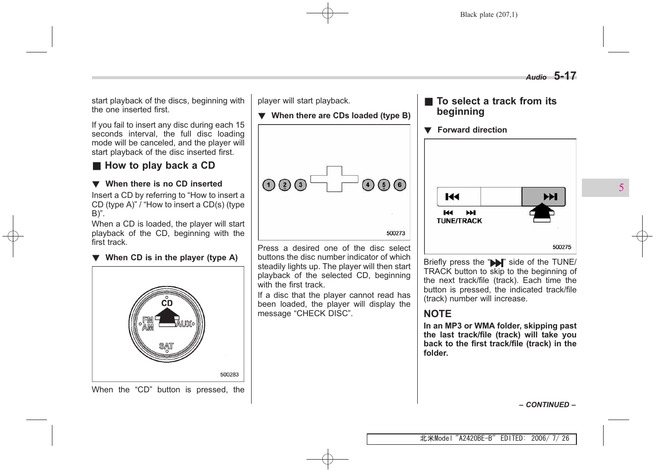 Subaru 2007 Legacy User Manual | Page 204 / 442