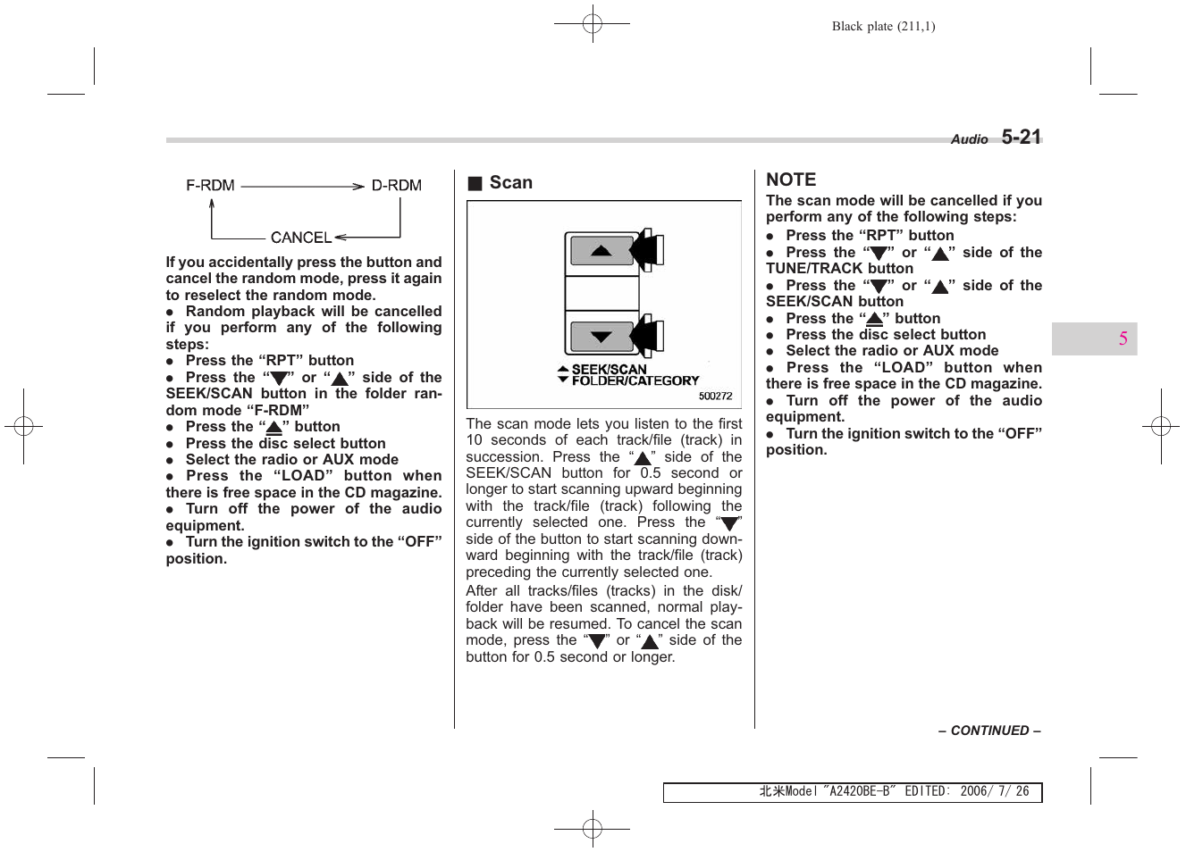 Subaru 2007 Legacy User Manual | Page 208 / 442