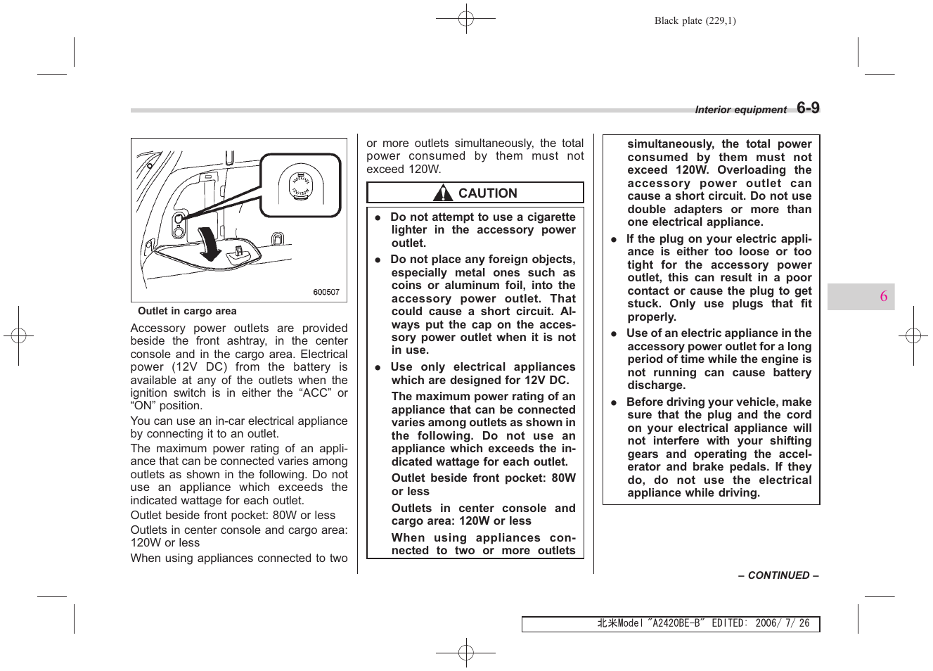 Subaru 2007 Legacy User Manual | Page 224 / 442
