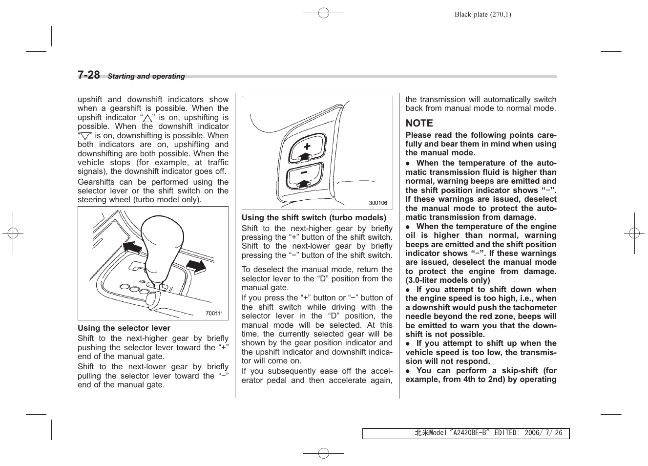 Subaru 2007 Legacy User Manual | Page 265 / 442