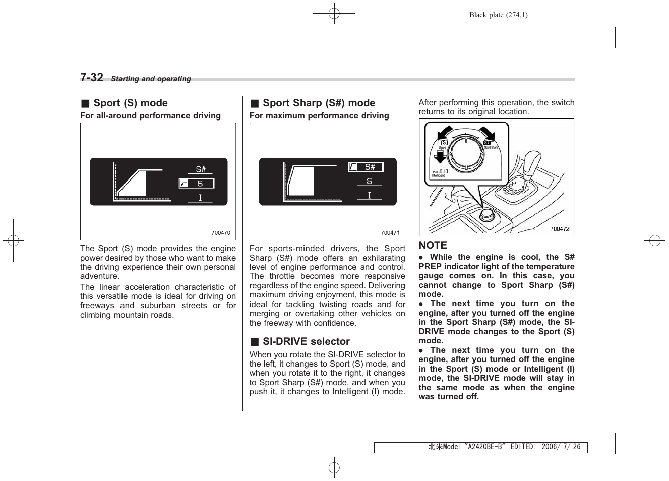 Subaru 2007 Legacy User Manual | Page 269 / 442