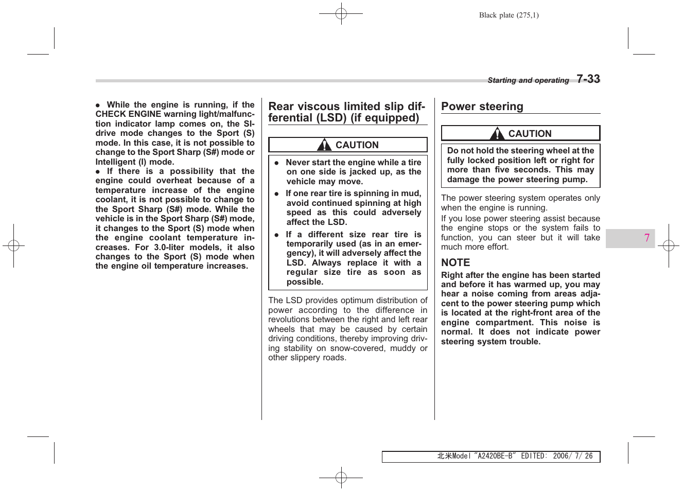 Subaru 2007 Legacy User Manual | Page 270 / 442