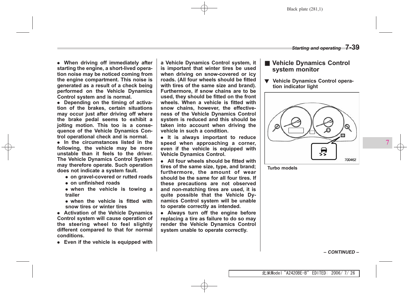 Subaru 2007 Legacy User Manual | Page 276 / 442
