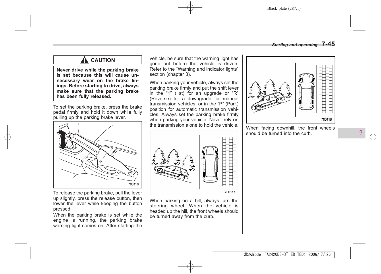 Subaru 2007 Legacy User Manual | Page 282 / 442