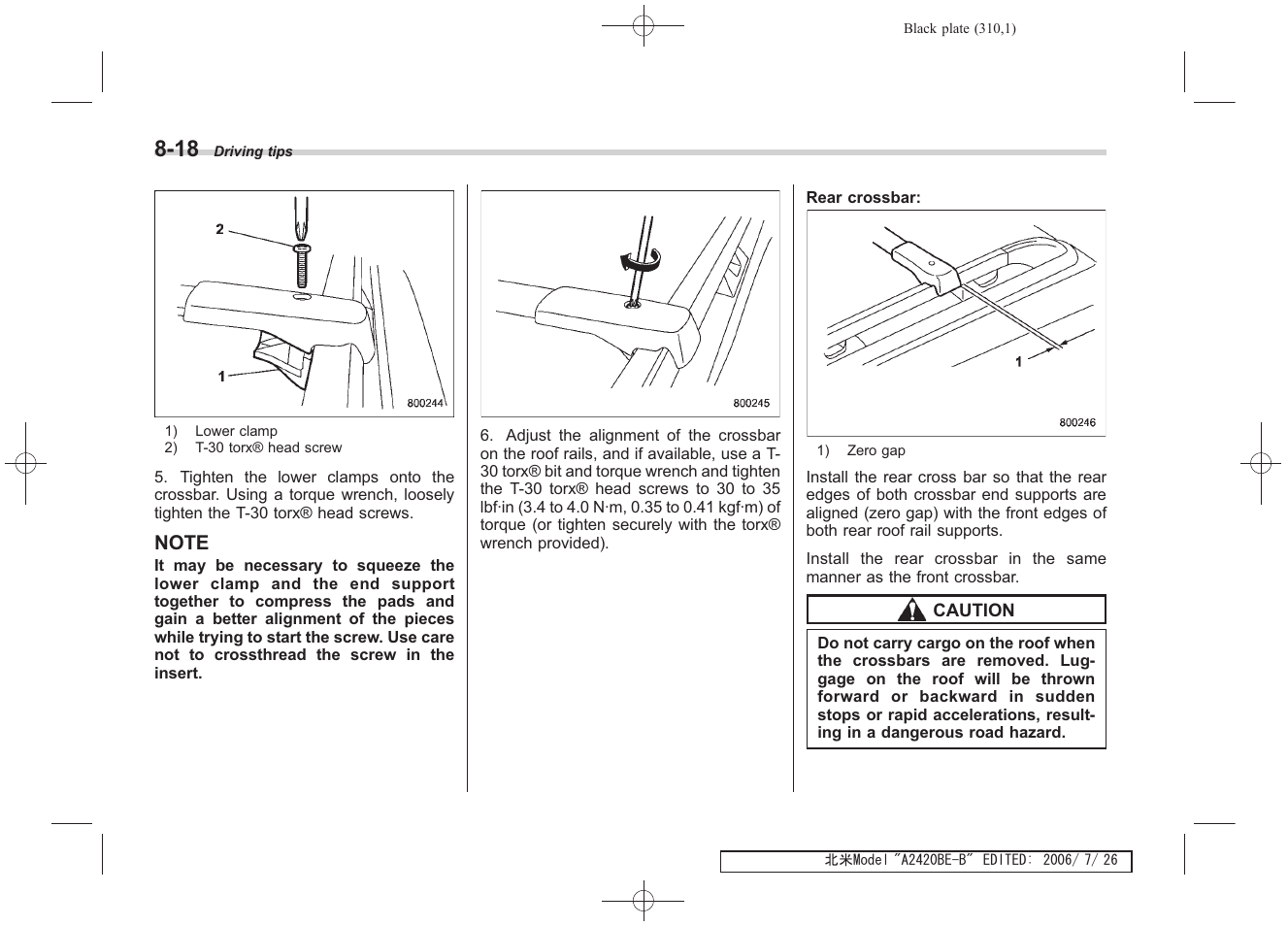 Subaru 2007 Legacy User Manual | Page 305 / 442