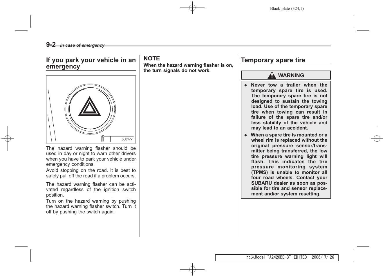 Subaru 2007 Legacy User Manual | Page 319 / 442