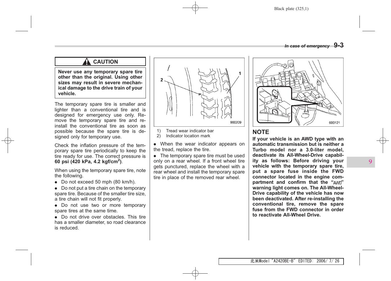 Subaru 2007 Legacy User Manual | Page 320 / 442
