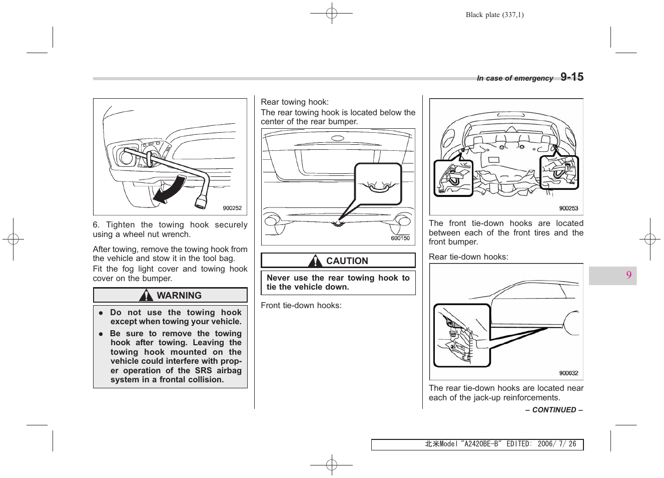 Subaru 2007 Legacy User Manual | Page 332 / 442